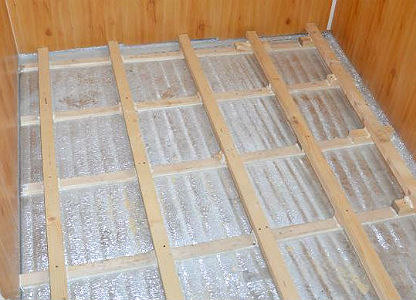 Установка на балконе теплого пола